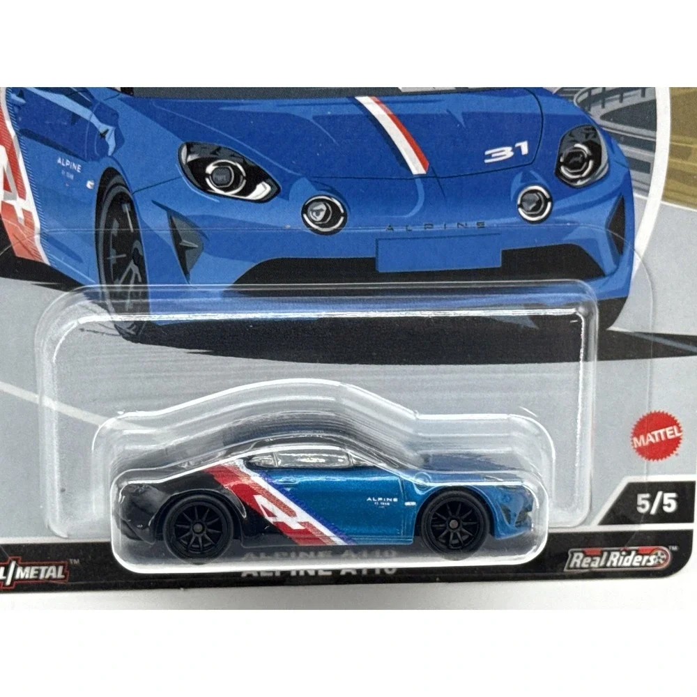 Hot Wheels Premium Alpine A110 Die Cast Toy Car Blue Metal 1:64 Scale Culture